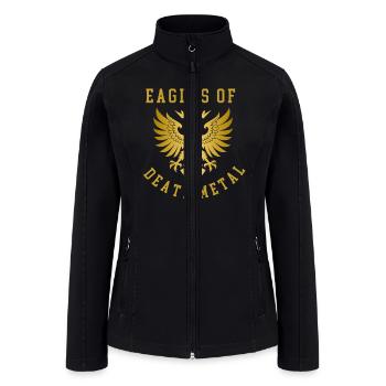 Crowned Golden Eagle - Women’s Soft Shell Jacket - black - Front