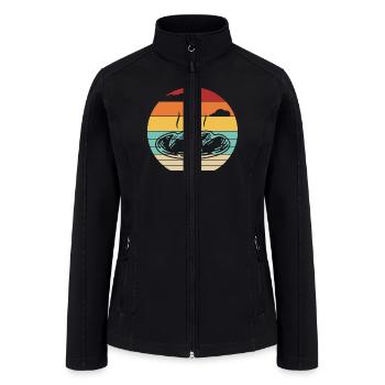 Retro Bread Maker Bread Dough Bread Queen Lover - Women’s Soft Shell Jacket - black - Front