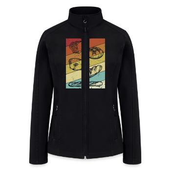 Retro Bread Dough Bread Maker Bread Queen Lover - Women’s Soft Shell Jacket - black - Front