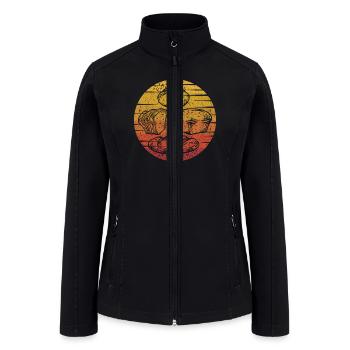 Retro Bread Dough Bread Maker Bread Queen Lover - Women’s Soft Shell Jacket - black - Front