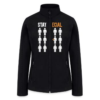 Stay Special Bread Dough Bread Maker Bread Queen - Women’s Soft Shell Jacket - black - Front