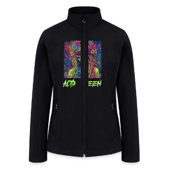 Zombie Acid Queen of the Apocalypse - Women’s Soft Shell Jacket - black - Front
