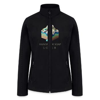 Homemade Soap "Lover" - Women’s Soft Shell Jacket - black - Front