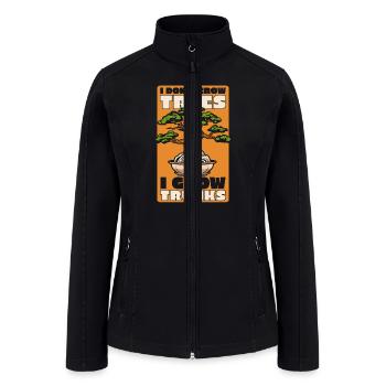 I Grow Trunks Penjing Indoor Bonsai Bonsai Pots - Women’s Soft Shell Jacket - black - Front