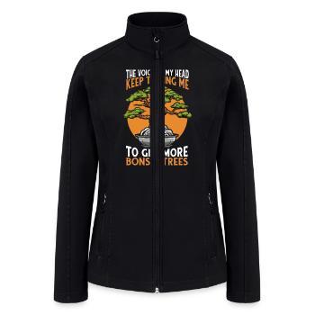 Voices Telling Me To Get More Bonsai Bonsai Pots - Women’s Soft Shell Jacket - black - Front