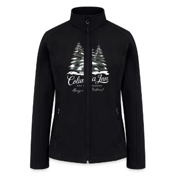 Columbia Inn Pine Tree Vermont A White Christmas - Women’s Soft Shell Jacket - black - Front