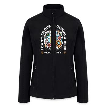 Sakura Pretzel Oktoberfest Fusion - Women’s Soft Shell Jacket - black - Front