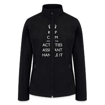 Activity Professionals Week Gifts Activities - Women’s Soft Shell Jacket - black - Front
