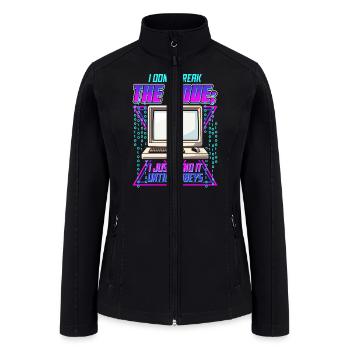 I Don't Break The Code Humor Software Developer - Women’s Soft Shell Jacket - black - Front