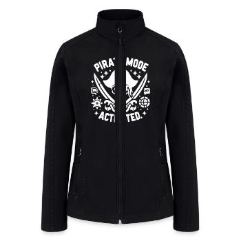 Pirate Mode Activated - Women’s Soft Shell Jacket - black - Front