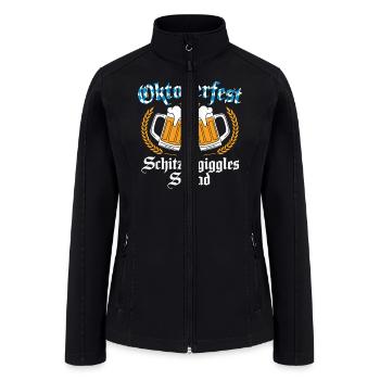 Oktoberfest Schitzengiggles Squad Beer Party - Women’s Soft Shell Jacket - black - Front