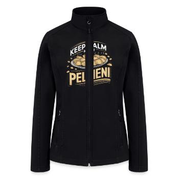 Pelmeni Dumpling Russian Comfort - Women’s Soft Shell Jacket - black - Front