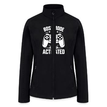 Boss Mode Activated - Women’s Soft Shell Jacket - black - Front