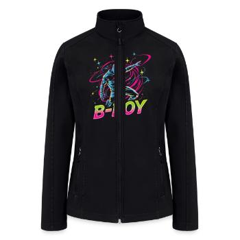 B-Boy Breakdance Breakdancer Urban Hip Hop - Women’s Soft Shell Jacket - black - Front