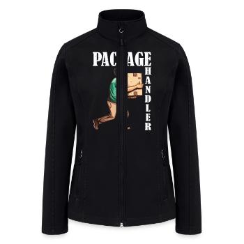Package Handler 6 - Women’s Soft Shell Jacket - black - Front
