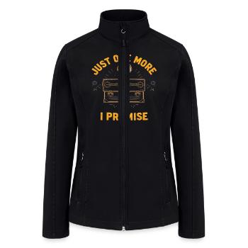 Just One More I Calfunter Craftsmanship - Women’s Soft Shell Jacket - black - Front