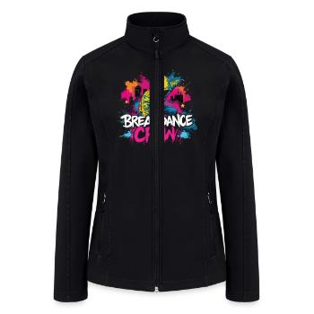 Breakdance Crew Breakdance Breakdancing Breakdance - Women’s Soft Shell Jacket - black - Front