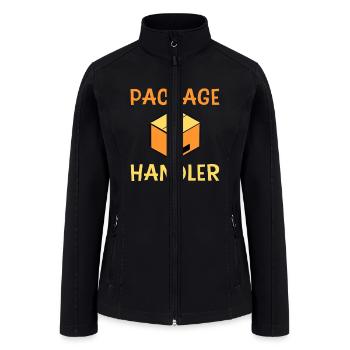 Package Handler 2 - Women’s Soft Shell Jacket - black - Front