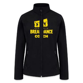 Breakdance Coach Motif - Dancer Outfit With Style - Women’s Soft Shell Jacket - black - Front