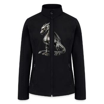Knight Dragon Active T Shirt - Women’s Soft Shell Jacket - black - Front