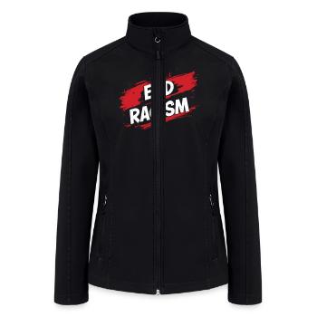 Anti-racism Equality - Women’s Soft Shell Jacket - black - Front