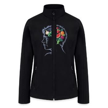 Health Coach Nutritionist Registered Dietitian - Women’s Soft Shell Jacket - black - Front