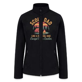 Scout Leader Scouting Camping Adventure - Women’s Soft Shell Jacket - black - Front