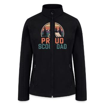 Scout Leader Scouting Camping Adventure - Women’s Soft Shell Jacket - black - Front