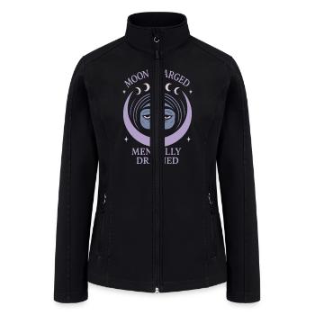 Witchy Book Club Pagan Reader Occult Fiction Coven - Women’s Soft Shell Jacket - black - Front