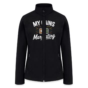 Prep Squad Meal Planner Food Organization Fitness - Women’s Soft Shell Jacket - black - Front