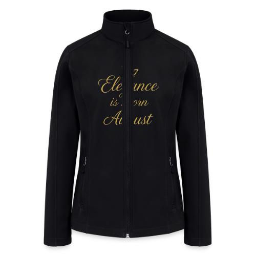 Elegance Is Born in August | Gold Butterfly - Women’s Soft Shell Jacket