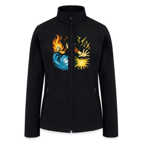Anime Elemental Warriors | Fire, Water, Lightning - Women’s Soft Shell Jacket
