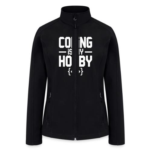 Coding Is My Hobby Typography - Women’s Soft Shell Jacket