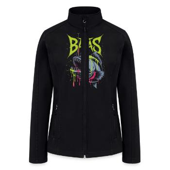 Fishing Lover Gifts - Women’s Soft Shell Jacket - black - Front