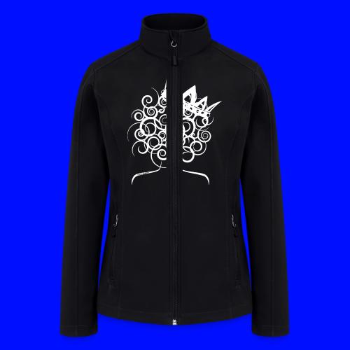 Curly Queen with Crown - Women’s Soft Shell Jacket