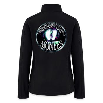 Sasquatch Mystical Identity Logo - Women’s Soft Shell Jacket - black - Back