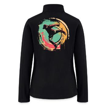 Oldschool B-Boy - Women’s Soft Shell Jacket - black - Back