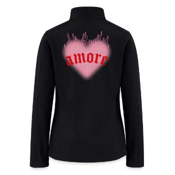 Amore - Women’s Soft Shell Jacket - black - Back
