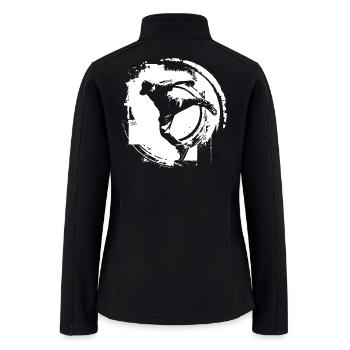 Breakdancer Drawing - Women’s Soft Shell Jacket - black - Back