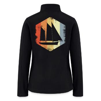 Sailing Boat - Women’s Soft Shell Jacket - black - Back