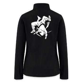Breakdancer Sketch - Women’s Soft Shell Jacket - black - Back
