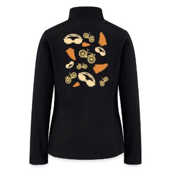 Cool Triathlon - Women’s Soft Shell Jacket - black - Back