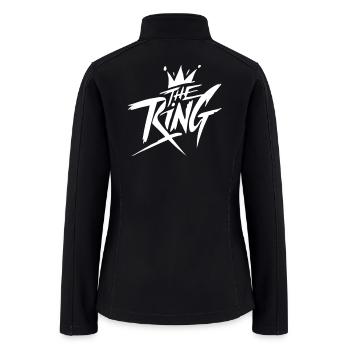 The King Graffiti Crown - Women’s Soft Shell Jacket - black - Back
