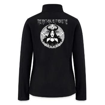 Dark Enchantress Celestial Design - Women’s Soft Shell Jacket - black - Back