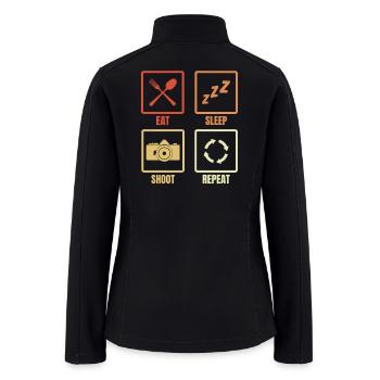 Daily Routine Photography - Women’s Soft Shell Jacket - black - Back