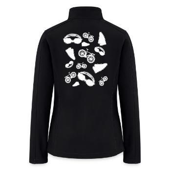 Triathlon Icons - Women’s Soft Shell Jacket - black - Back