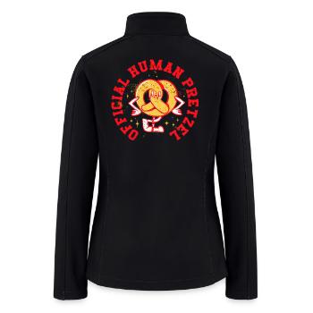 Contortionist Contortion Official Human Pretzel - Women’s Soft Shell Jacket - black - Back