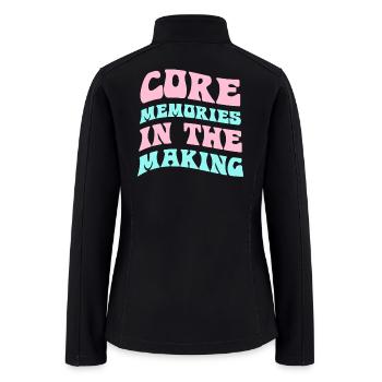 Core Memories In The Making - Women’s Soft Shell Jacket - black - Back