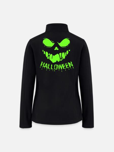 Halloween Scary Face - Women’s Soft Shell Jacket - black