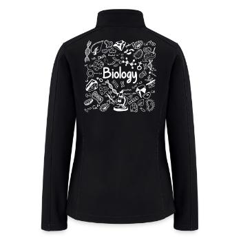 Biology Science College Nerd Study - Women’s Soft Shell Jacket - black - Back